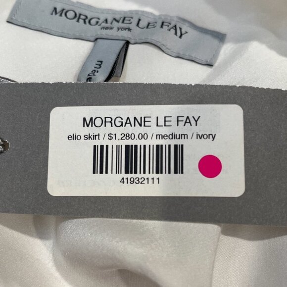 MORGANE LE FAY ELIO BRIDAL SEQUIN SKIRT M - Picture 6 of 6